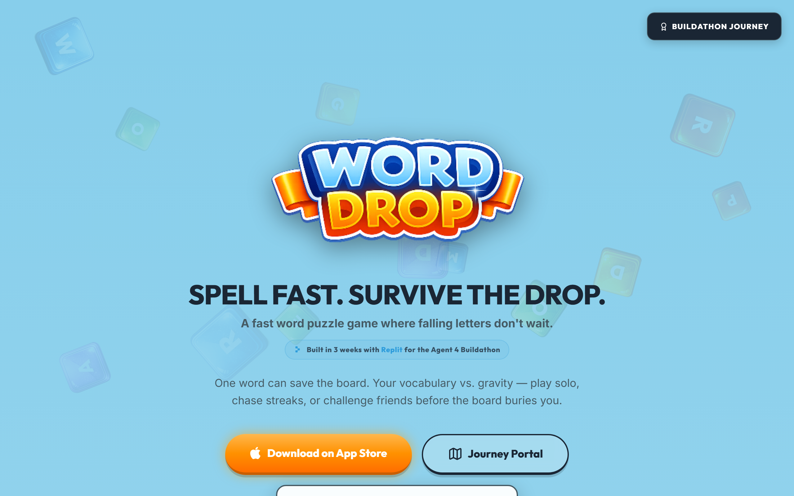 Word Drop screenshot