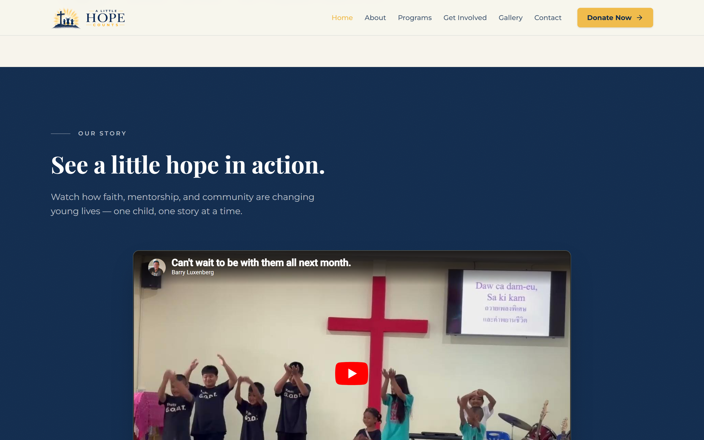 A Little Hope Counts — view 2